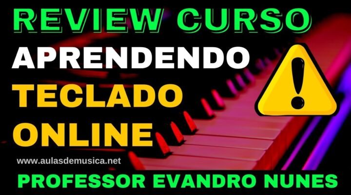 Curso Aprendendo Teclado Online  Evandro Nunes Funciona – 2025