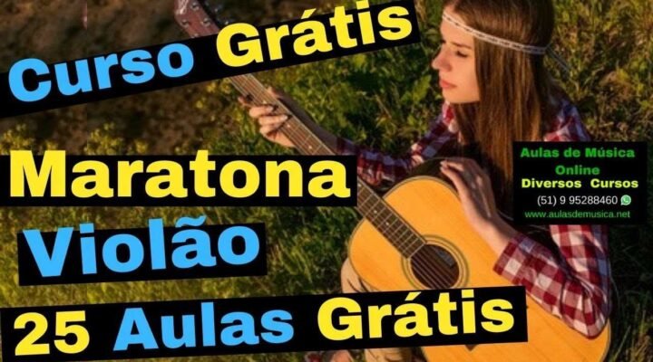 Curso Grátis Maratona do Violão   25 Aulas Gratuitas de Violão do Zero